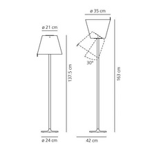 Melampo adrien gardere lampe a poser table lamp  artemide 0315020a  design signed 79556 thumb