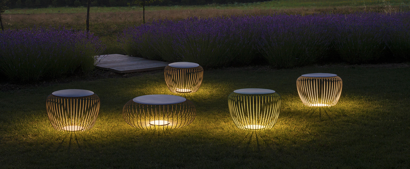 banner-image Lampadaire meridiano 4710 kaki ip64 led 2700k 1041lm o64cm h46cm vibia normal