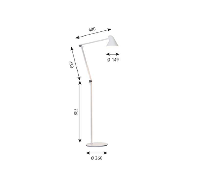 Njp studio nendo lampadaire floor light  louis poulsen 5744165141  design signed 49193 product