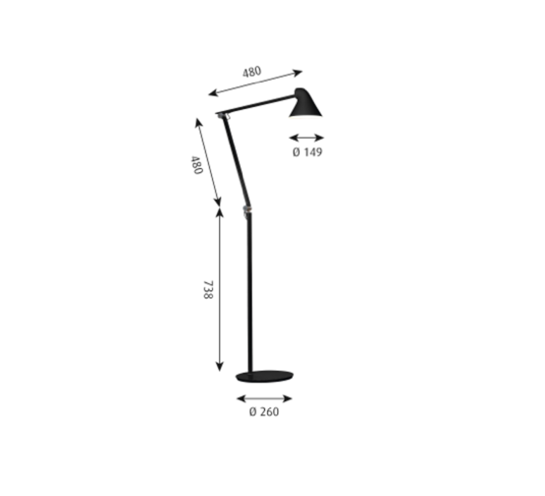 Njp studio nendo lampadaire floor light  louis poulsen 5744165138  design signed 49198 product