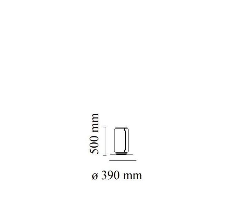 Noctambules floor 1 cylindre bas petite base  konstantin grcic lampadaire floor light  flos f0288000  design signed nedgis 96631 product