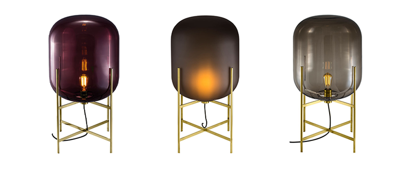 banner-image Lampadaire oda medium aubergine et laiton o45cm h85cm pulpo normal