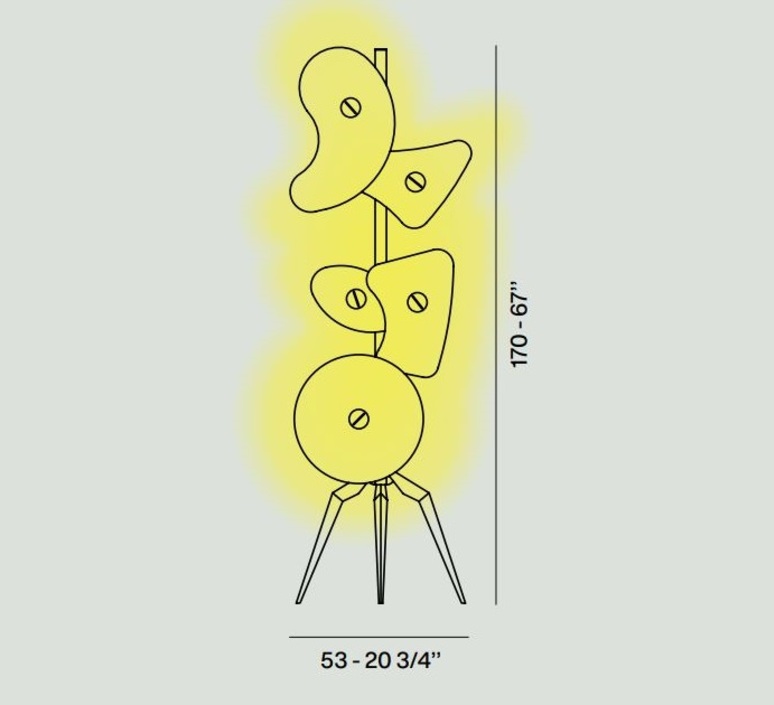 Orbital ferruccio laviani lampadaire floor light  foscarini 36003 10  design signed nedgis 91480 product