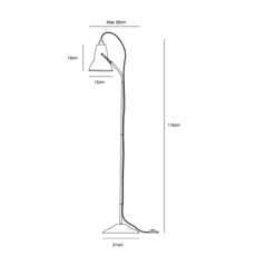 Original 1227 george carwardine anglepoise 31647 luminaire lighting design signed 26169 thumb