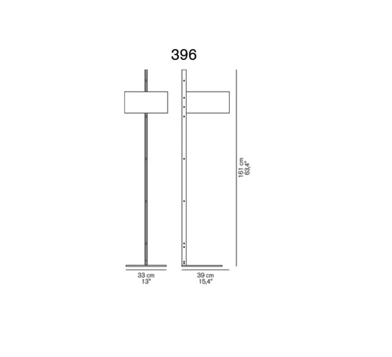 Parallel 396 victor vasilev lampadaire floor light  oluce l0396 cu  design signed nedgis 174062 product