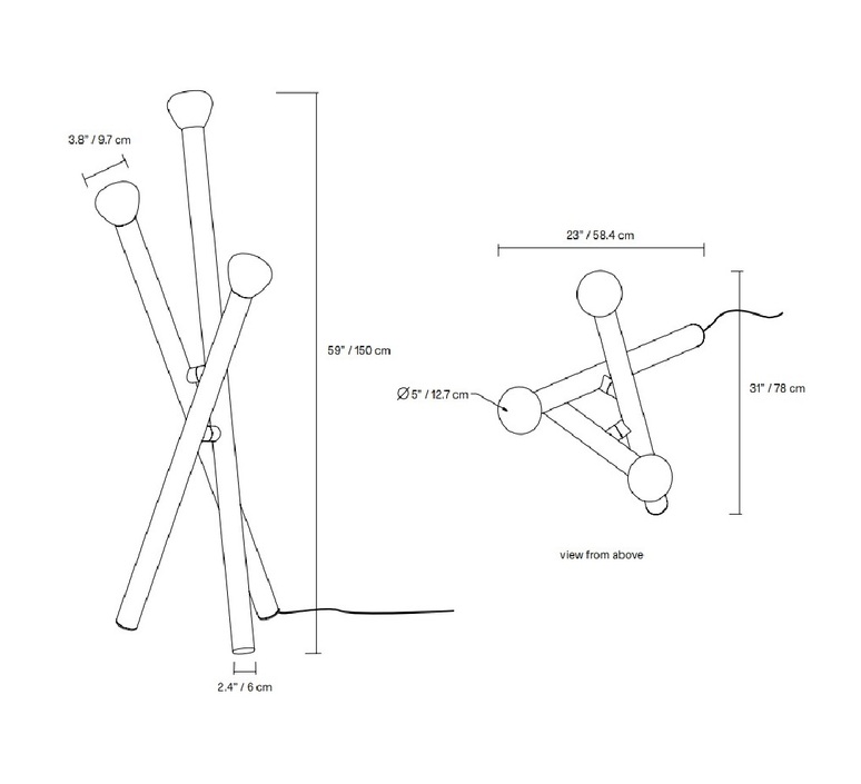 Parc 05 studio lambert fils lampadaire floor light  lambert fils  prc05bgbg  design signed nedgis 199553 product