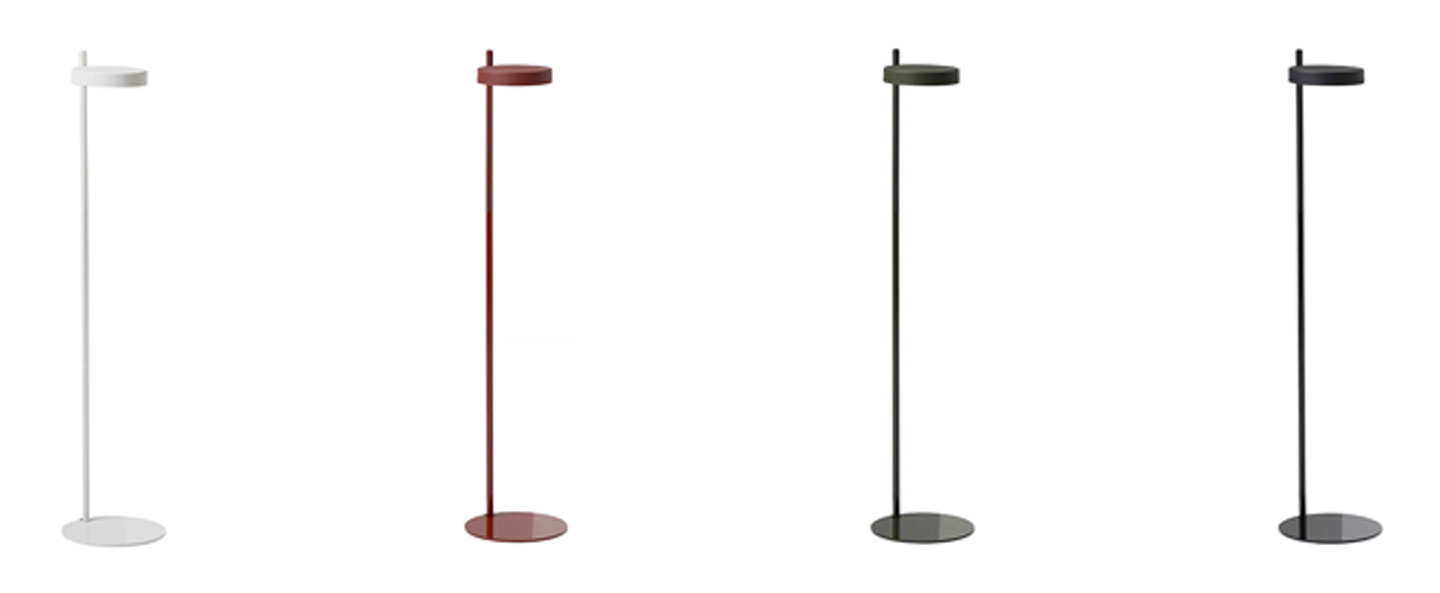 banner-image Lampadaire pastille f2 noir graphite led 2700k 690lm o24cm h109 5cm wastberg normal