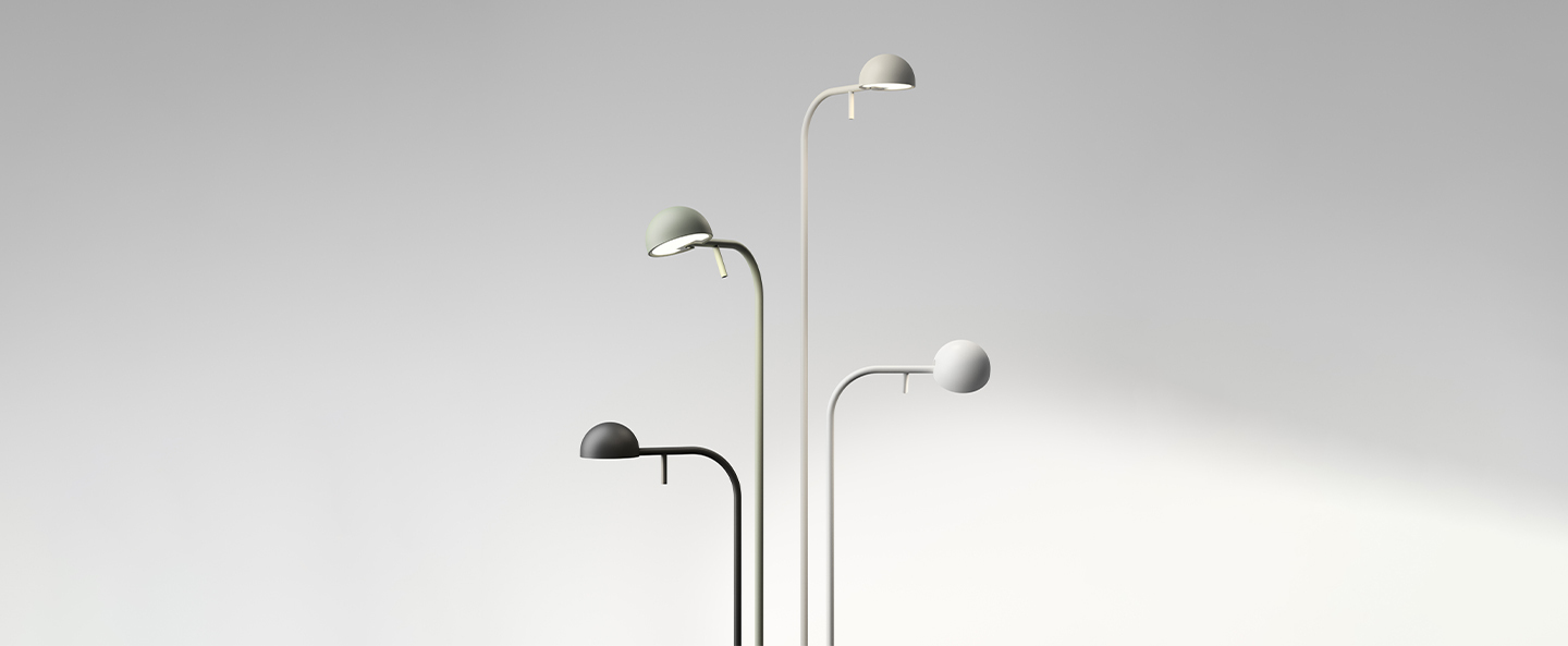 banner-image Lampadaire pin 1665 noir led 2700k 905lm o35cm h125cm vibia normal