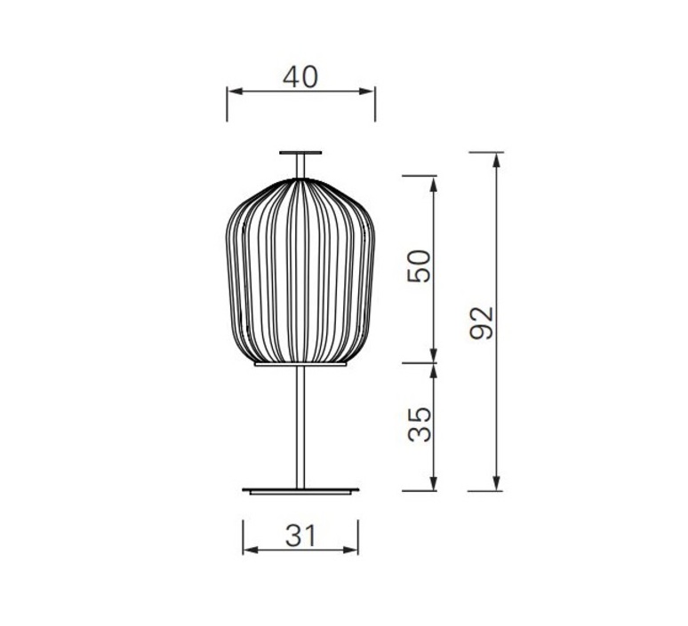 Plissee sebastian herkner lampadaire floor light  classicon plissee bronze  design signed nedgis 90977 product