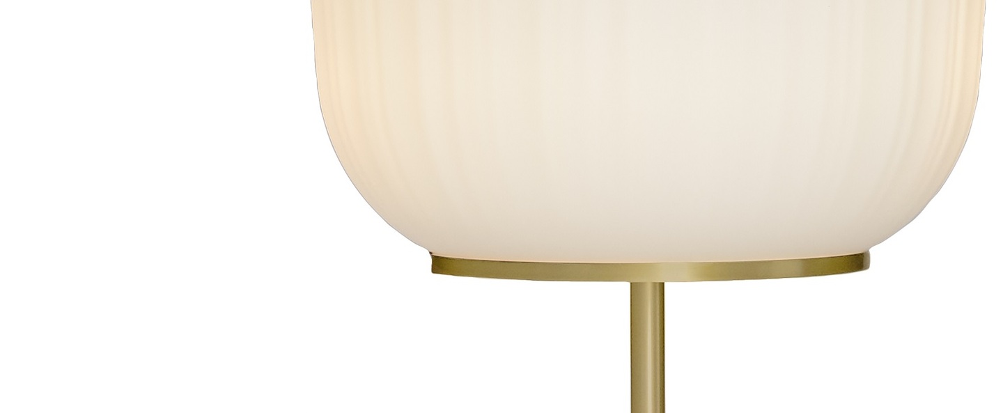 Lampadaire plissee laiton o40cm h92cm classicon normal