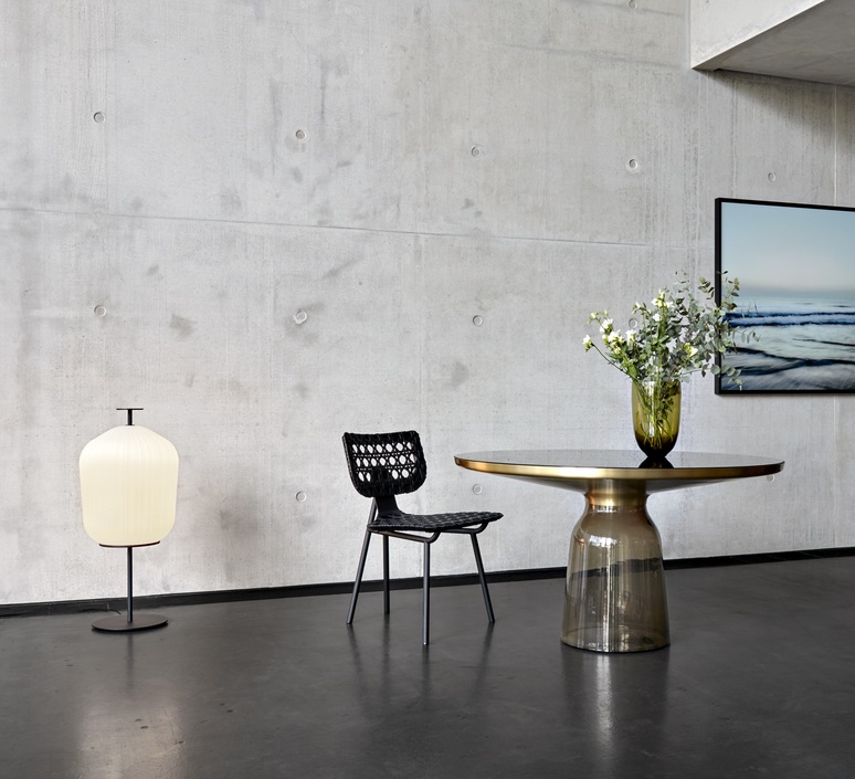 Plissee sebastian herkner lampadaire floor light  classicon plissee black  design signed nedgis 90964 product