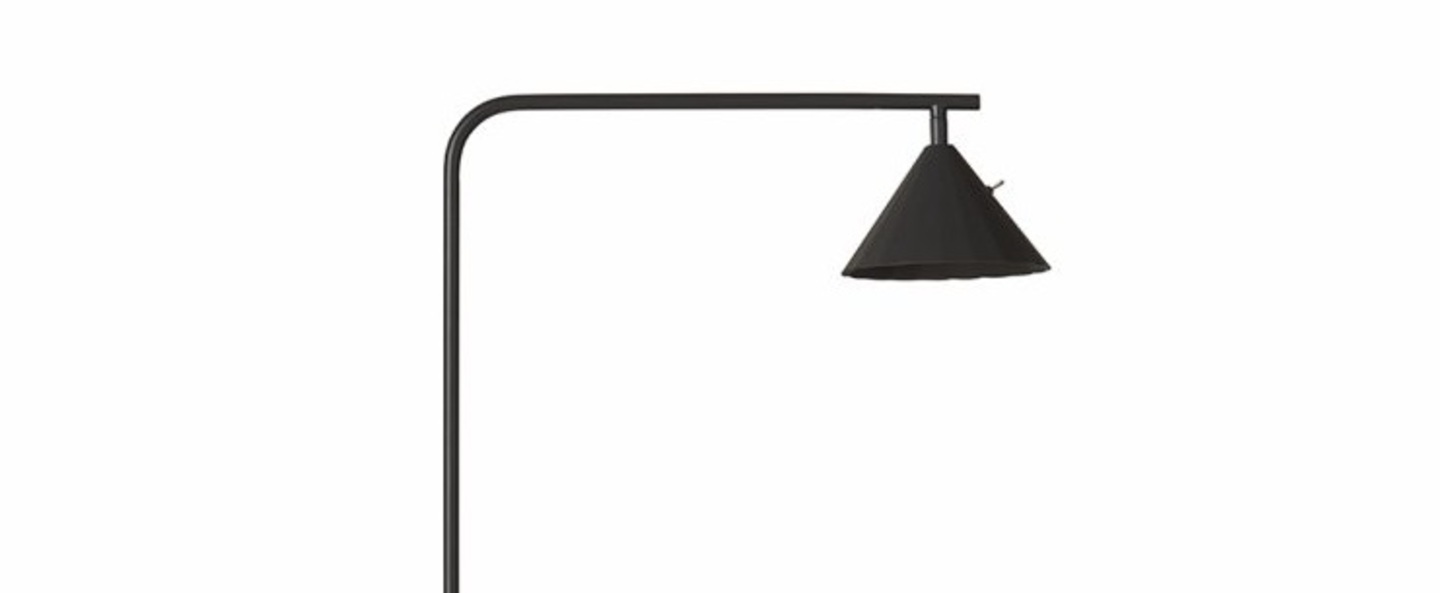 Lampadaire rain noir l22cm h130cm cobankeryd normal