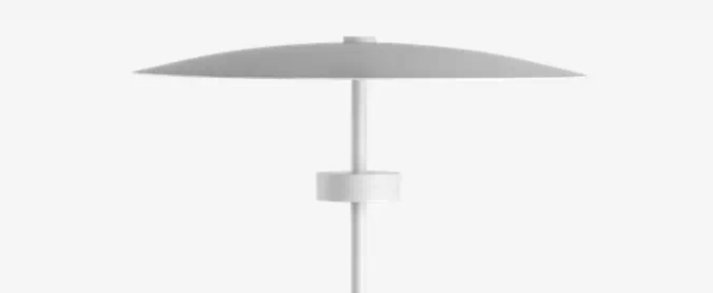 Lampadaire reflection gris l40cm h140 6cm bolia normal