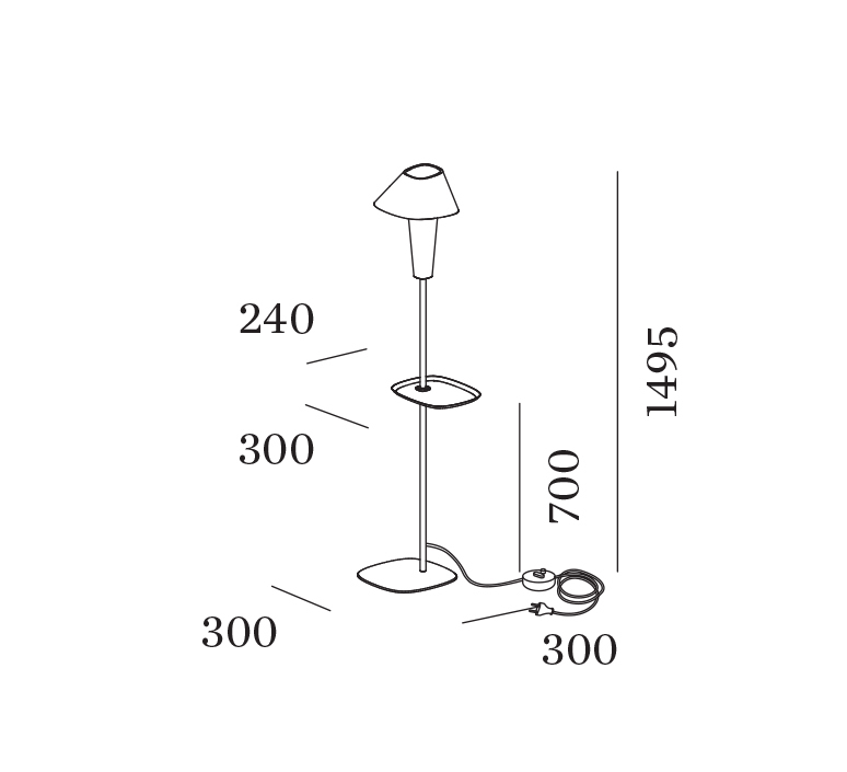 Rever 1 0 large studio wever ducre lampadaire floor light  wever et ducre 6534ehrg  design signed nedgis 128576 product