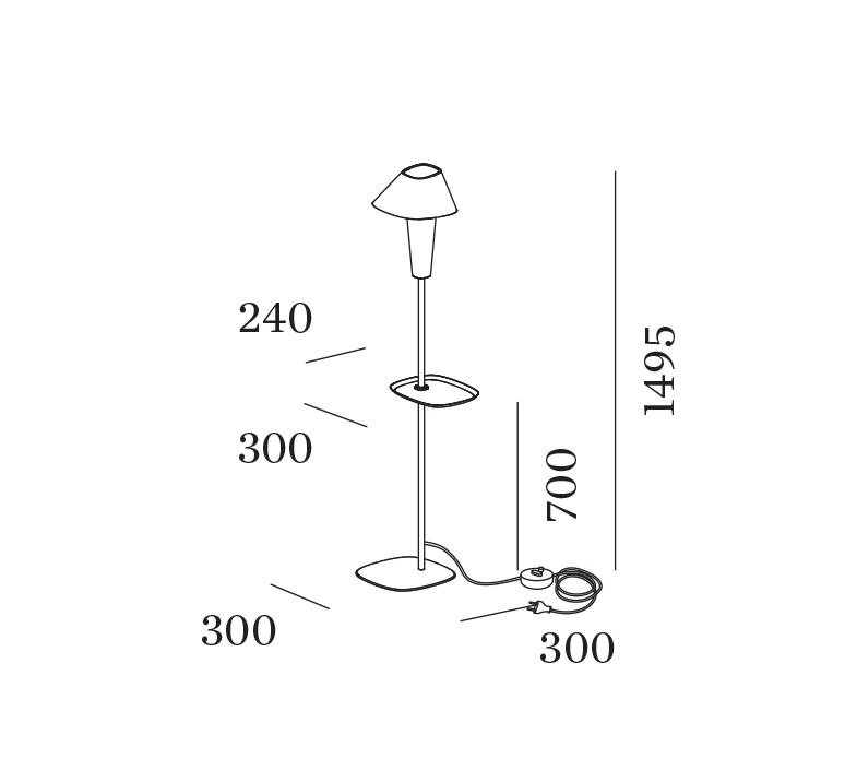 Rever 1 0 large studio wever ducre lampadaire floor light  wever et ducre 6534etgg  design signed nedgis 128606 product