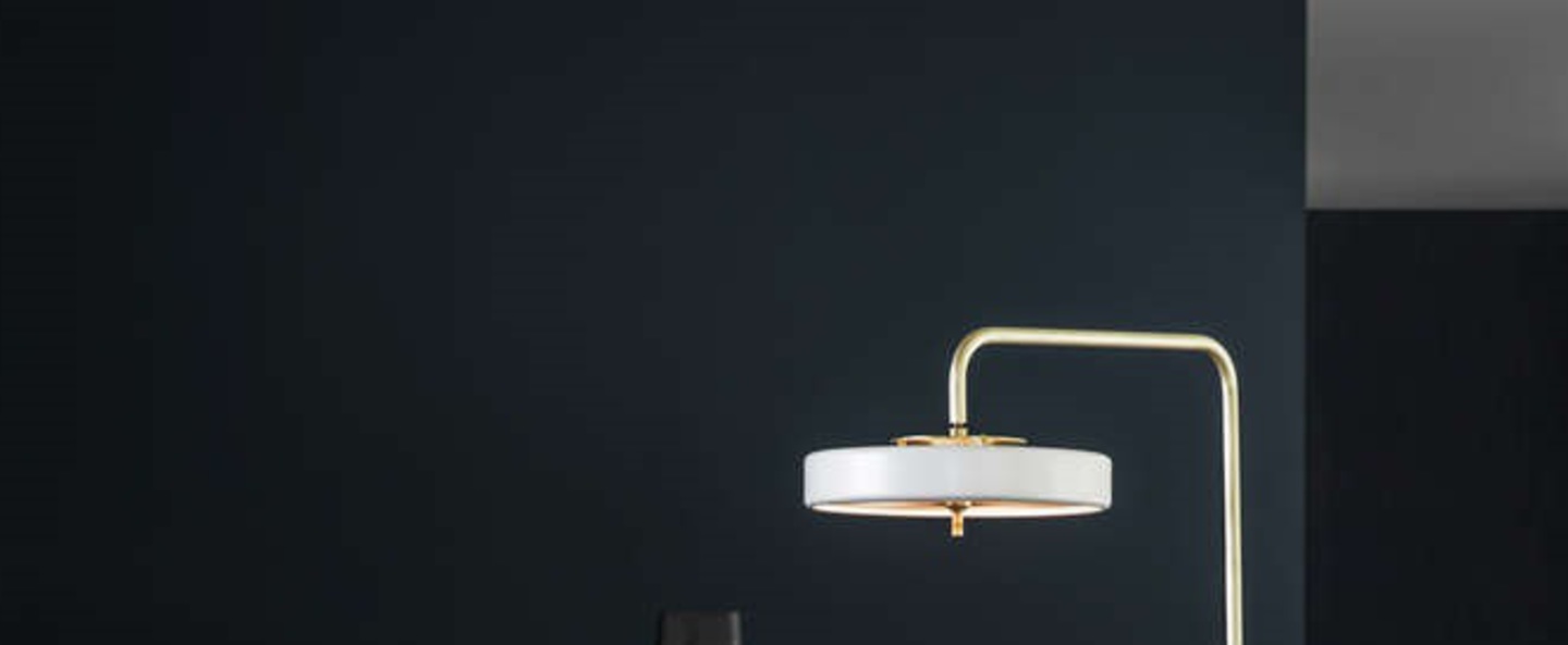 banner-image Lampadaire revolve blanc or led o35cm h140cm bert frank normal