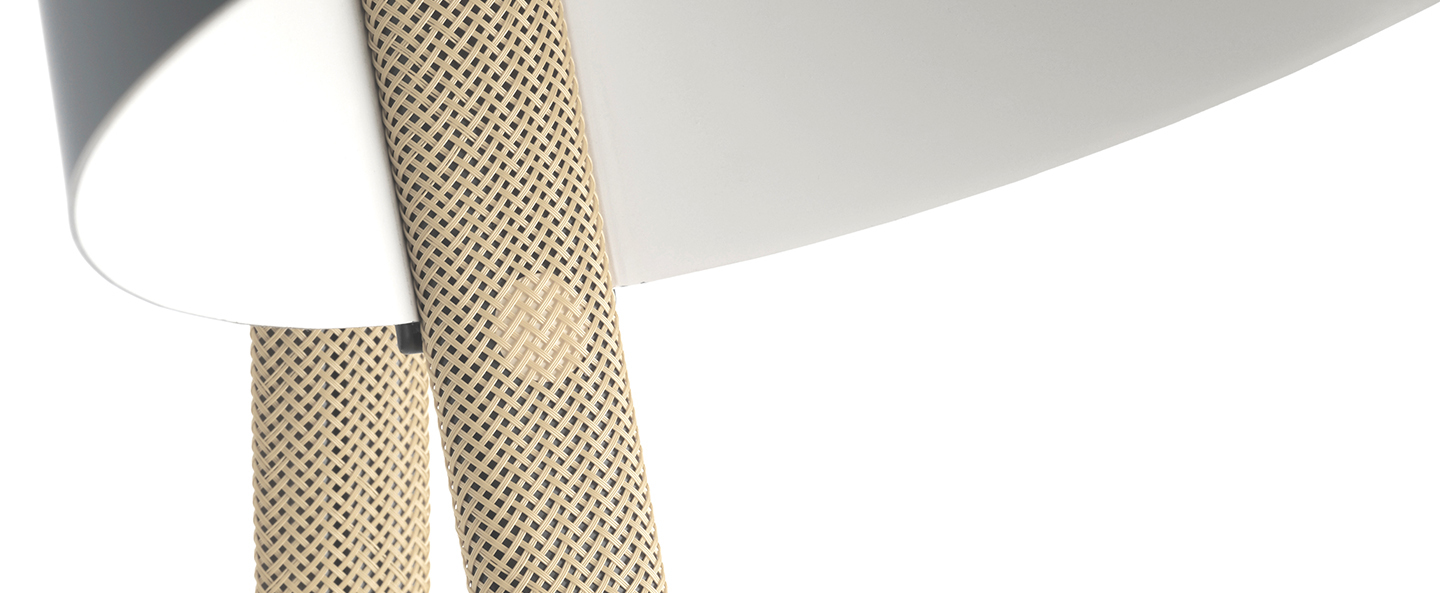 banner-image Lampadaire rope trick noir beige et noir led 3000k 410lm l33cm h170cm hay normal
