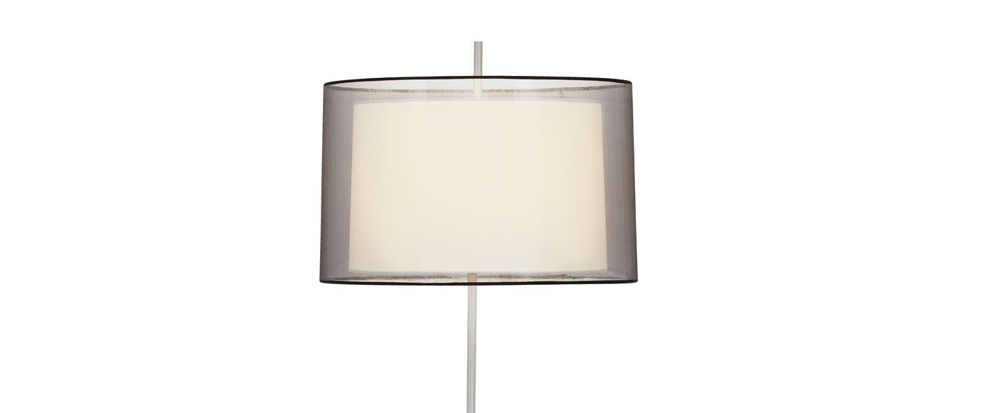 Lampadaire saba beige o48cm h160cm faro normal