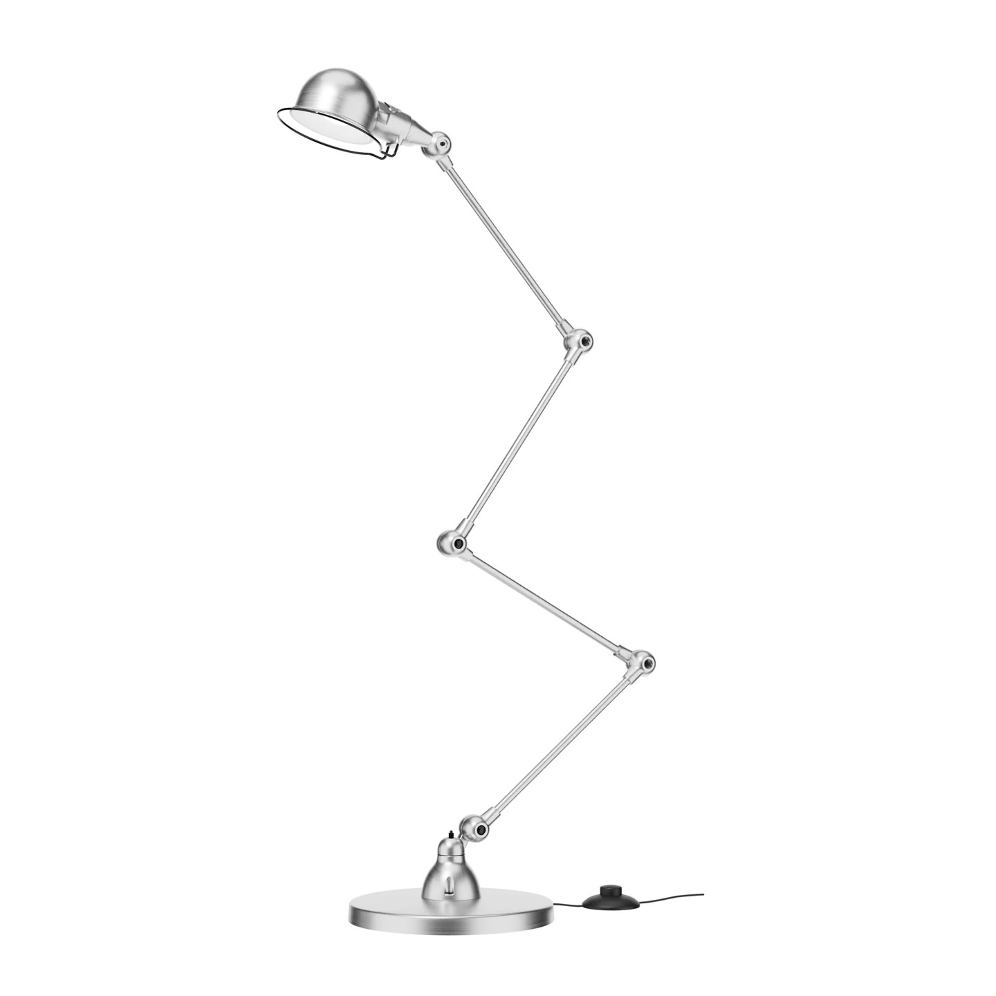 Floor lamp, Signal 4 arms, SI433, brushed steel, Ø24,5cm, H120cm