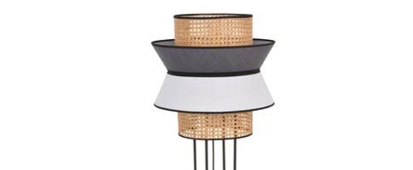 Lampadaire singapour blanc anthracite o40cm h158cm market set normal