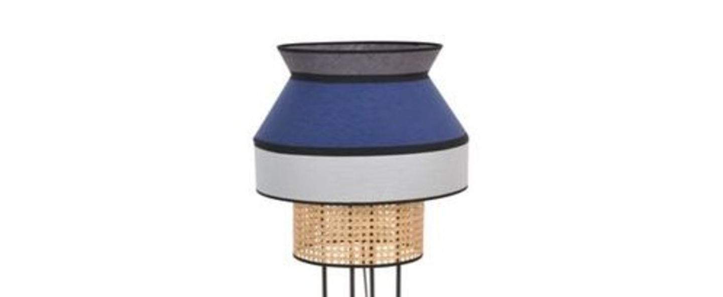 Lampadaire singapour gris bleu anthracite o40cm h158cm market set normal