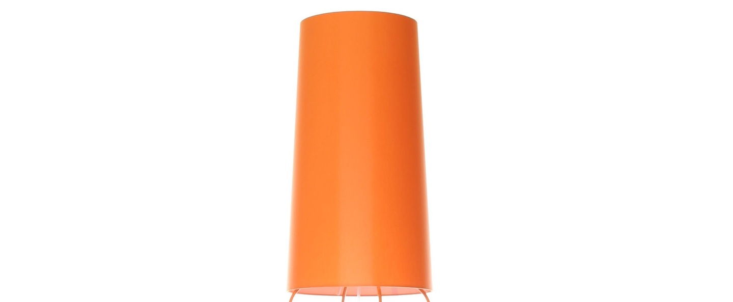 Lampadaire slimsophie orange h176cm fraumaier normal