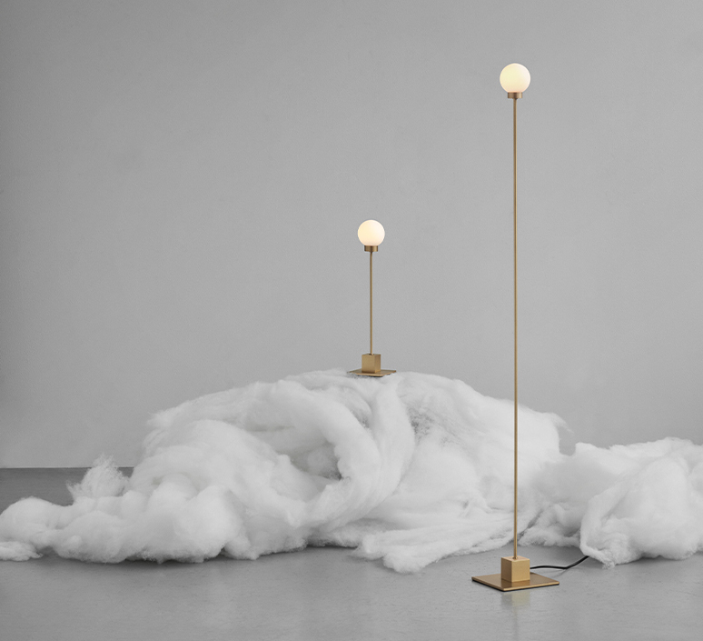 Snowball trond svendgard lampadaire floor light  northern 140  design signed nedgis 117965 product