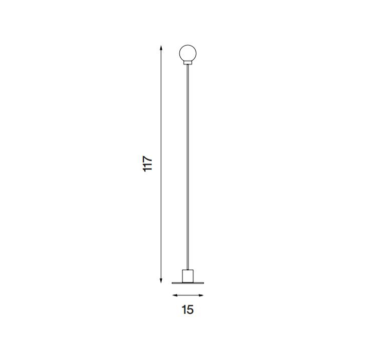 Snowball trond svendgard lampadaire floor light  northern 140  design signed nedgis 117967 product