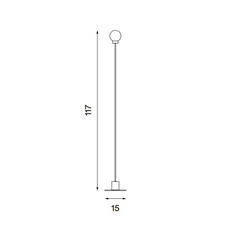 Snowball trond svendgard lampadaire floor light  northern 140  design signed nedgis 117967 thumb