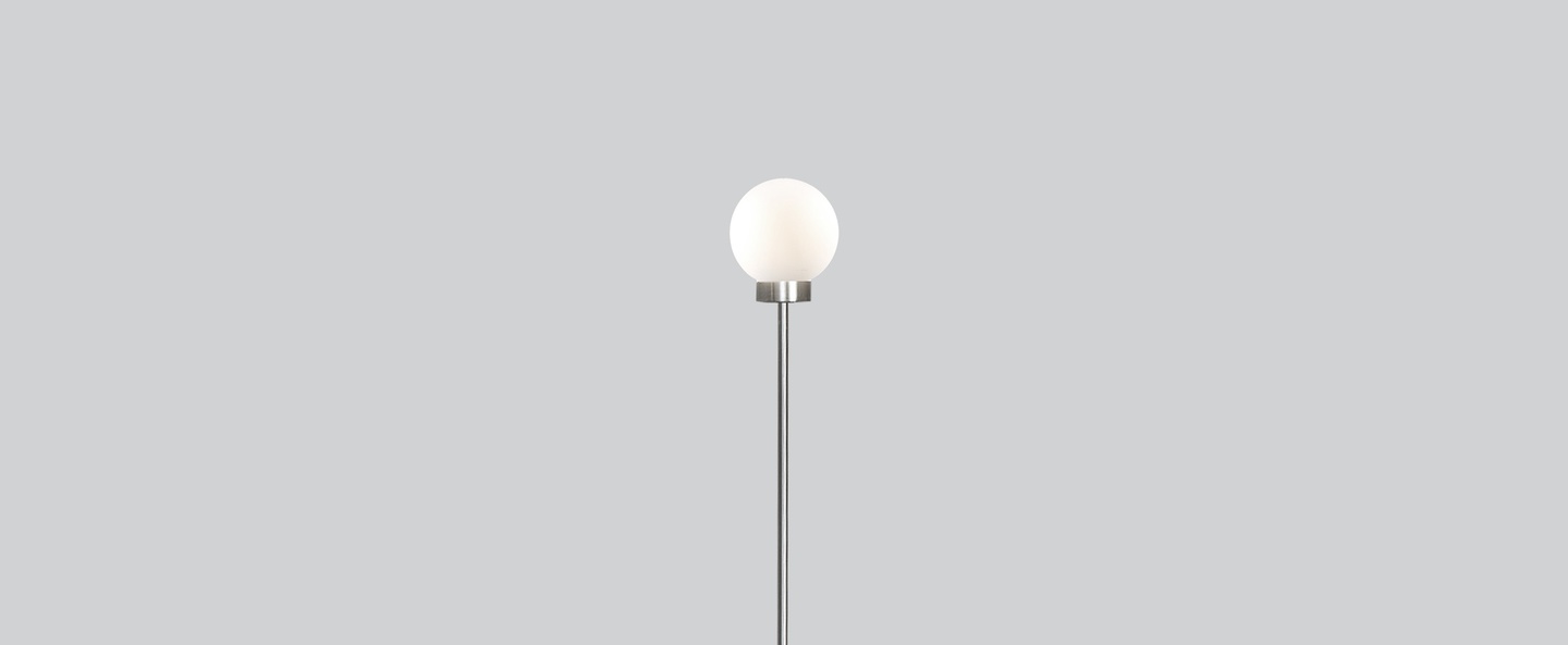 Lampadaire snowball metallique h117cm l15cm northern lighting normal