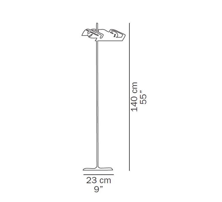 Spider joe colombo oluce 3319 noir luminaire lighting design signed 22532 product