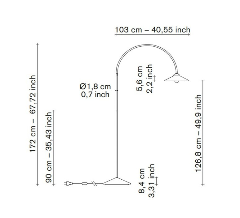 Standing lamp marble n 2 quel designer  lampadaire  valerie objects v9023002 500  design signed nedgis 185846 product