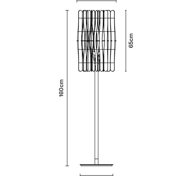 Stick f23 cylinder matali crasset lampadaire floor light  fabbian f23c01 69  design signed 39894 product