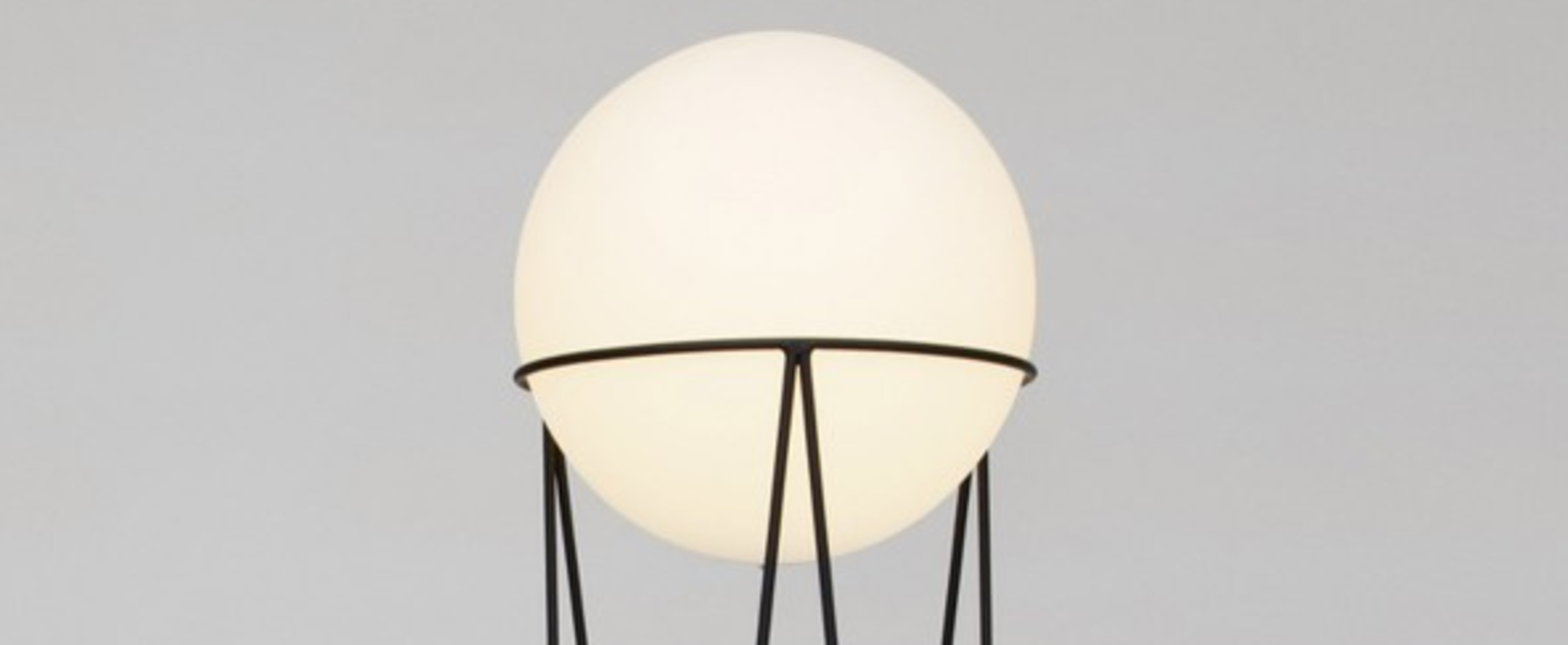 banner-image Lampadaire structure and globe noir o40cm h130cm atelier areti normal