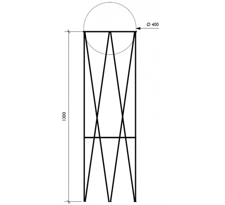 Structure and globe gwendolyn et guillane kerschbaumer lampadaire floor light  atelier areti structure and globe floor black  design signed 36073 product