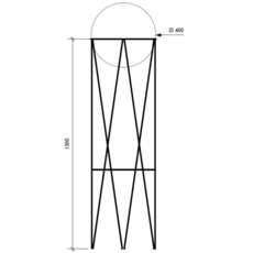 Structure and globe gwendolyn et guillane kerschbaumer lampadaire floor light  atelier areti structure and globe floor black  design signed 36073 thumb