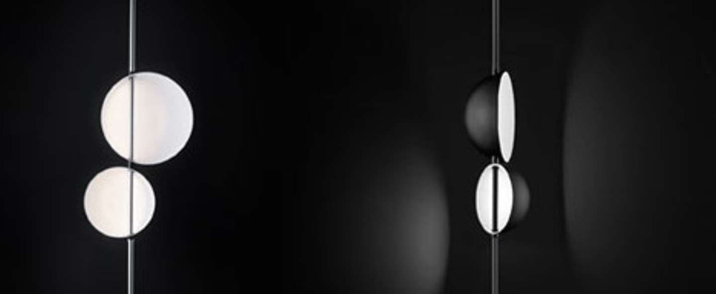 banner-image Lampadaire superluna 397 noir led o28cm h175cm oluce normal
