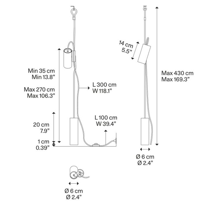 Cima  lampadaire suspendu  lodes 17371 5000  design signed nedgis 210624 product