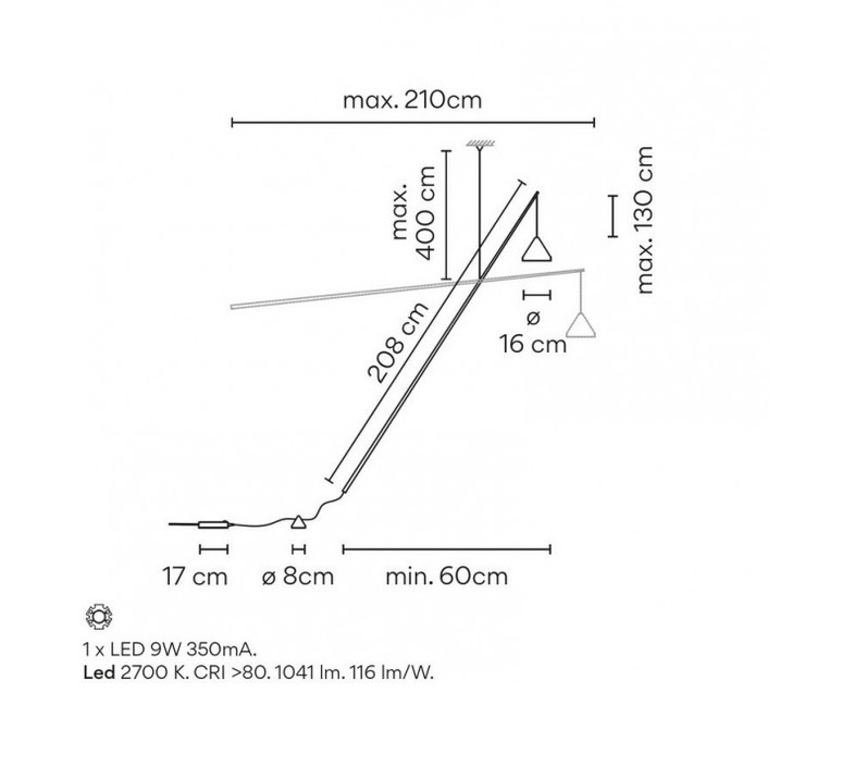 North 5666 arik levy lampadaire floor light  vibia 566610 15  design signed nedgis 156719 product