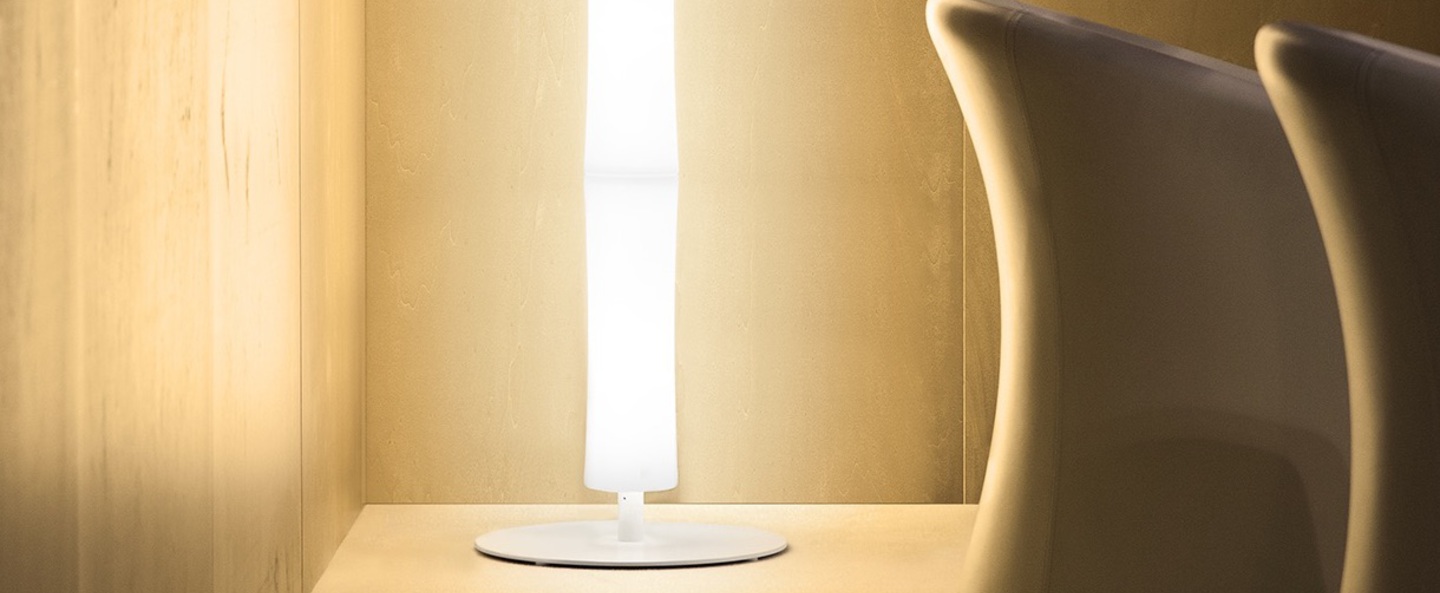 banner-image Lampadaire take plus led blanc base blanche h178cm lumen center italia normal