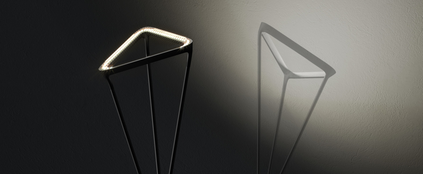 banner-image Lampadaire tango d77ntw noir led l54cm h167cm luceplan normal