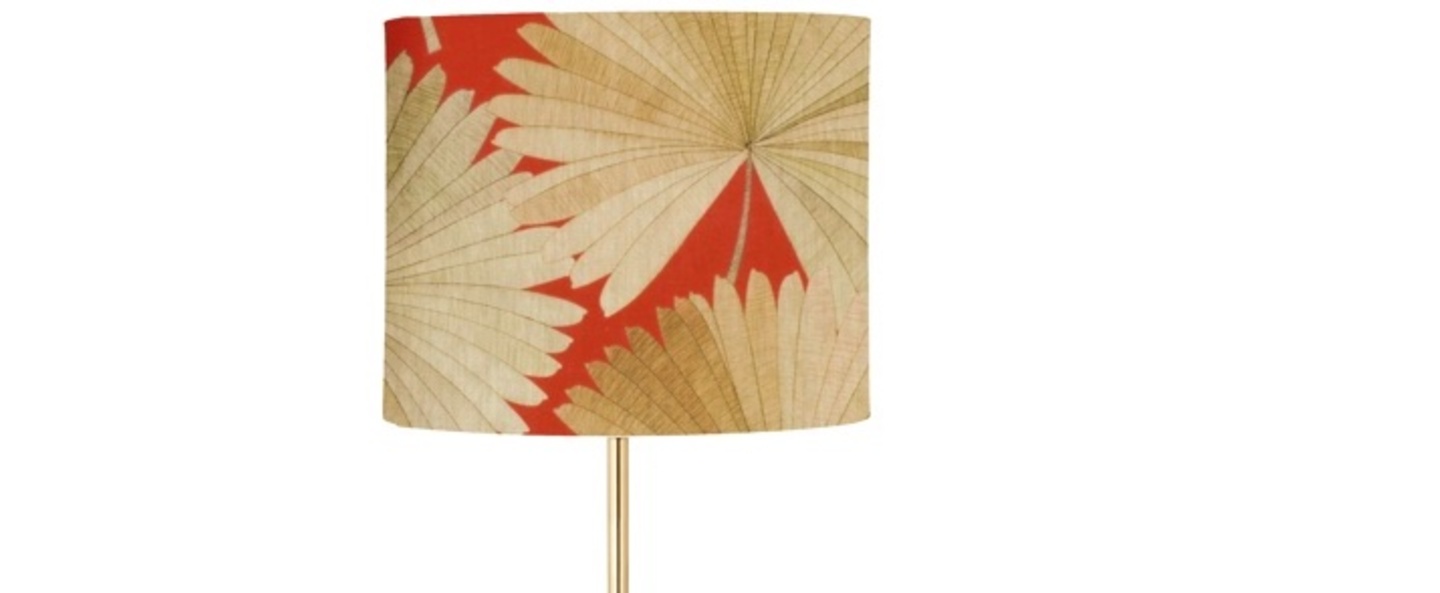 Lampadaire tango orange o42cm h164cm ebb and flow normal