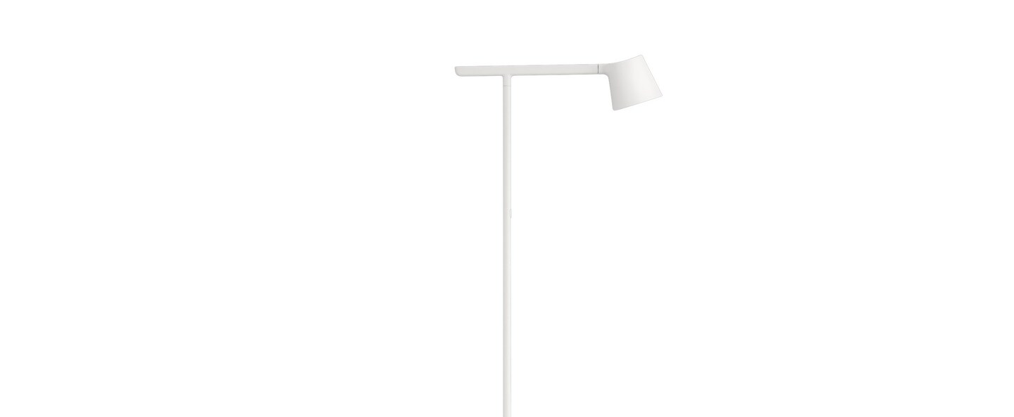 Lampadaire tip blanc led 2700k 330lm l20cm h110 8cm muuto normal