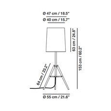 Tripod gabriel teixido lampadaire floor light  carpyen 2661000  design signed nedgis 134678 thumb