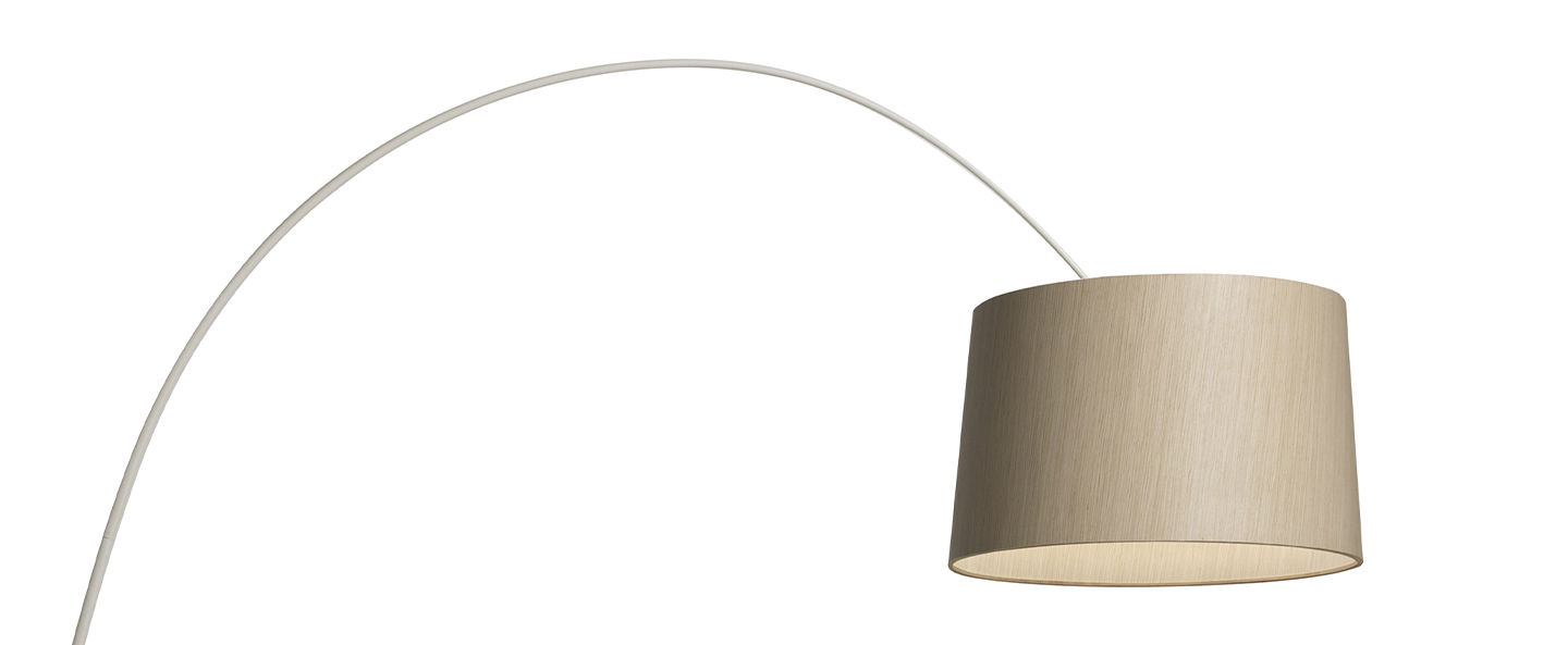 Lampadaire twiggy wood greige led 2700k 3840lm l170 200cm h212 228cm foscarini normal