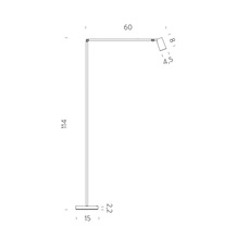 Untitled reading light  lampadaire  nemo lighting unt ln2 2b  design signed nedgis 201477 thumb