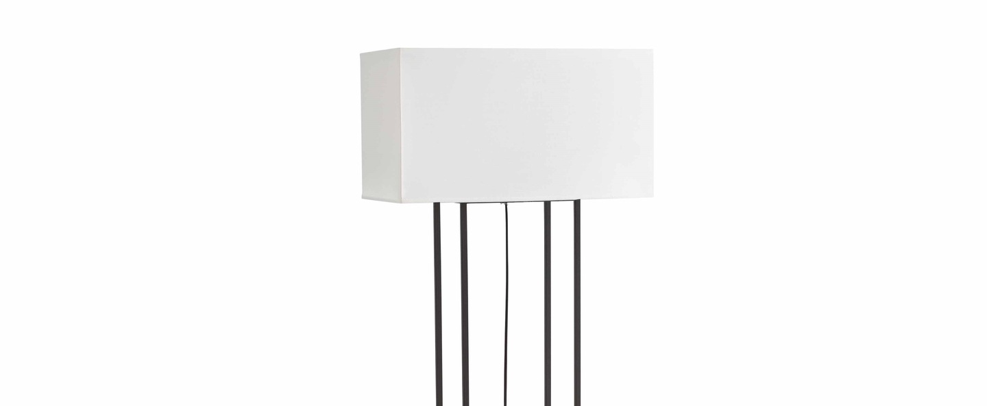 Lampadaire vesper marron beige l55cm h135cm faro normal