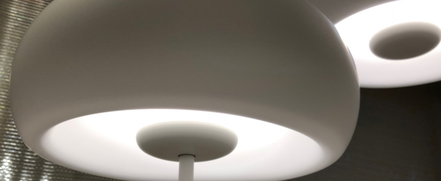 Lampadaire vetra blanc led o25 3cm h25 3cm marset normal