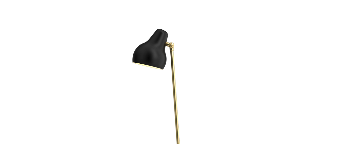 Lampadaire vl38 noir led o13 5cm h120cm louis poulsen normal