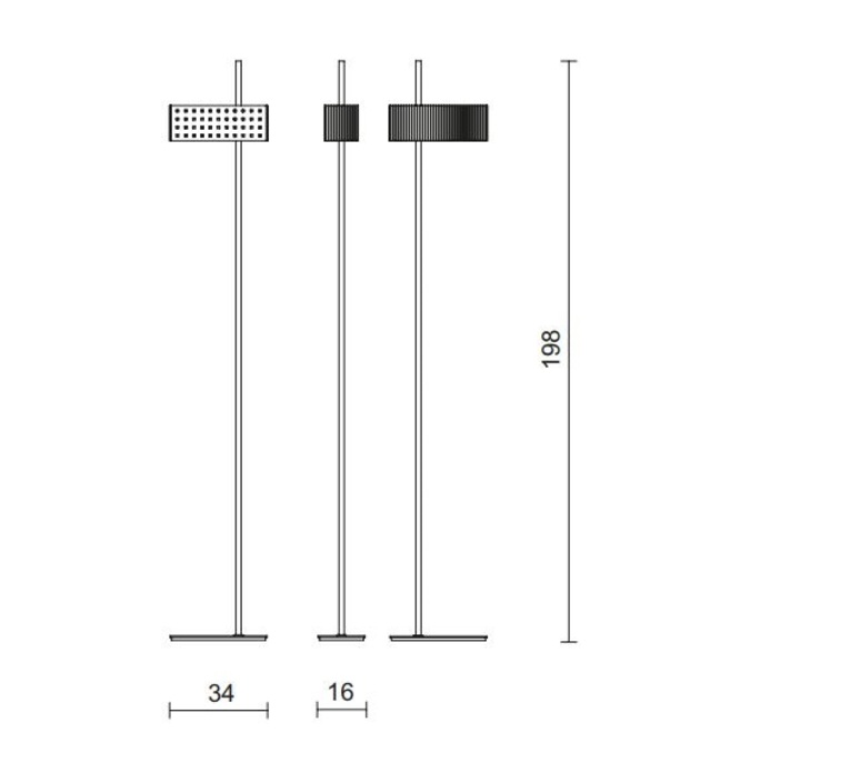 Wallie lorenza bozzoli lampadaire floor light  tato italia twa410 0923  design signed nedgis 166332 product